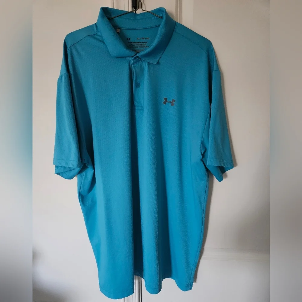 Under Armour Men's Performance Golf Polo Shirt XL - Picture 1 of 6